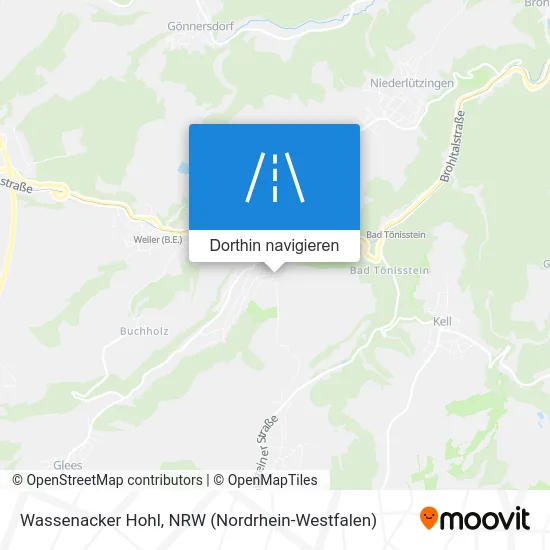 Wassenacker Hohl Karte