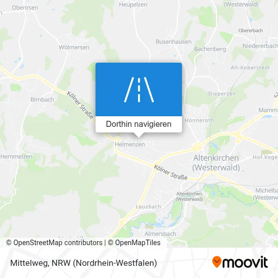 Mittelweg Karte