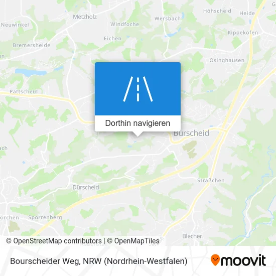 Bourscheider Weg Karte