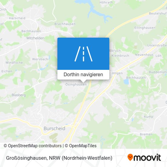 Großösinghausen Karte