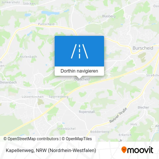 Kapellenweg Karte