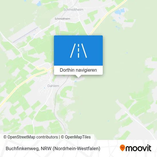 Buchfinkenweg Karte