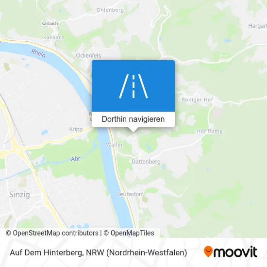 Auf Dem Hinterberg Karte