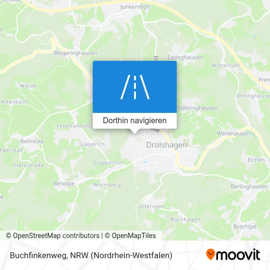 Buchfinkenweg Karte