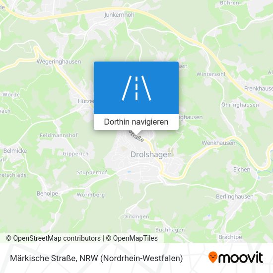Märkische Straße Karte