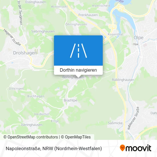 Napoleonstraße Karte