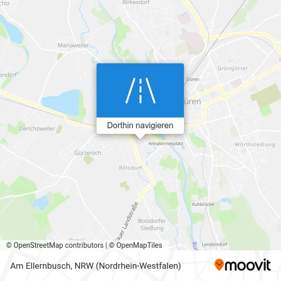 Am Ellernbusch Karte