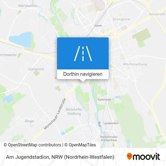 Am Jugendstadion Karte