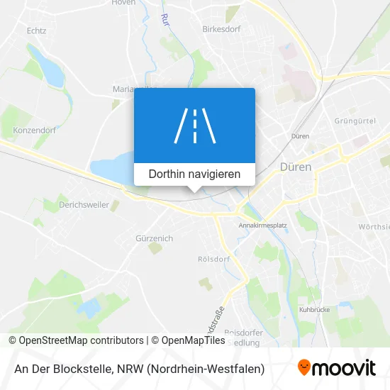 An Der Blockstelle Karte