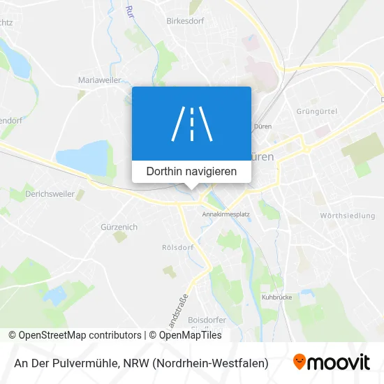 An Der Pulvermühle Karte