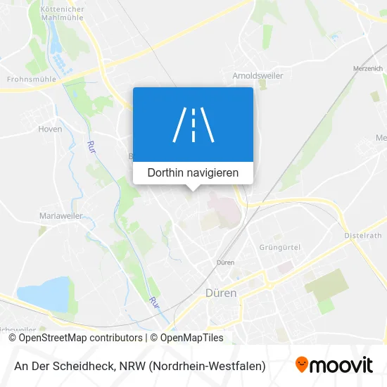 An Der Scheidheck Karte