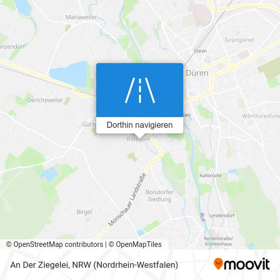 An Der Ziegelei Karte