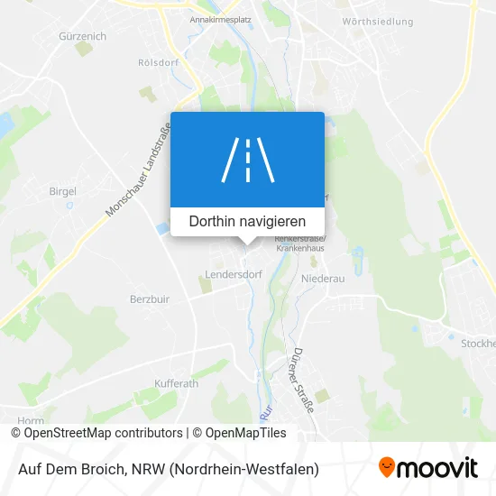 Auf Dem Broich Karte