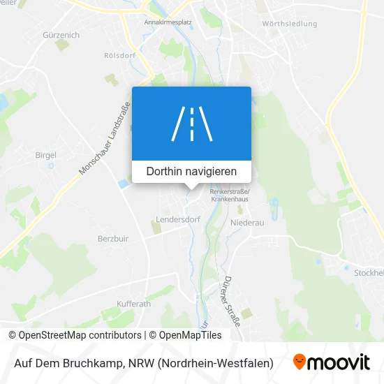 Auf Dem Bruchkamp Karte