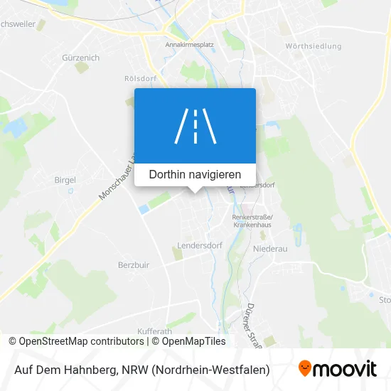 Auf Dem Hahnberg Karte