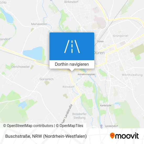 Buschstraße Karte