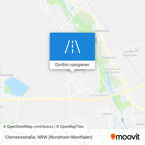 Clemensstraße Karte