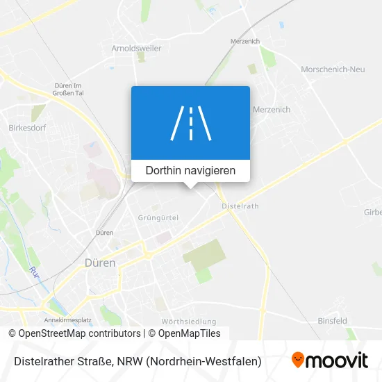 Distelrather Straße Karte