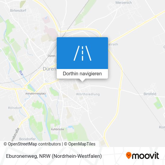 Eburonenweg Karte