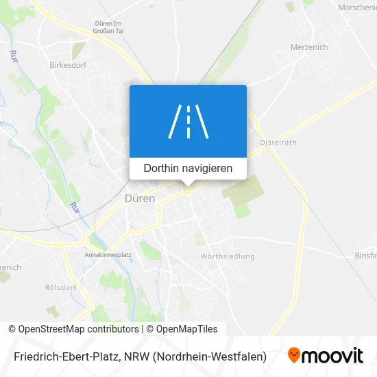 Friedrich-Ebert-Platz Karte