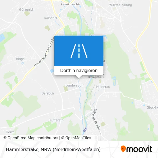 Hammerstraße Karte