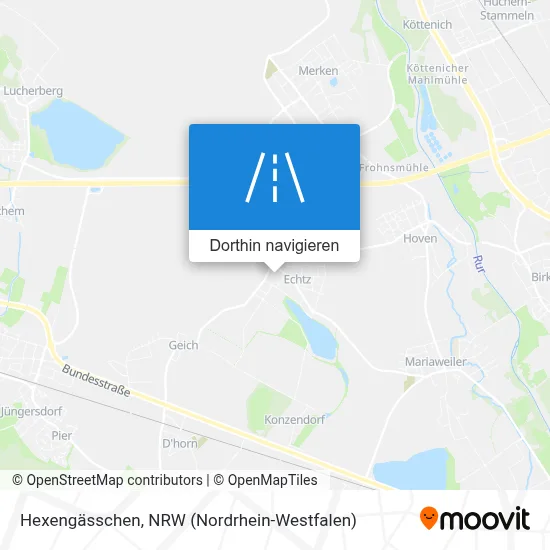 Hexengässchen Karte