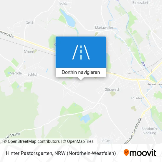 Hinter Pastorsgarten Karte