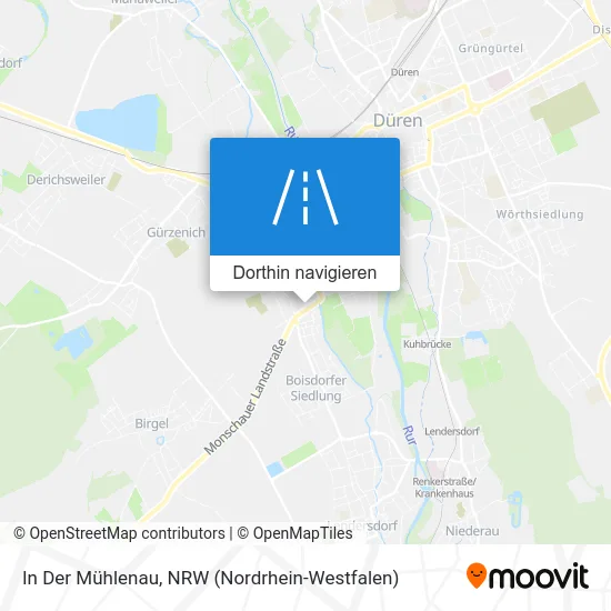 In Der Mühlenau Karte