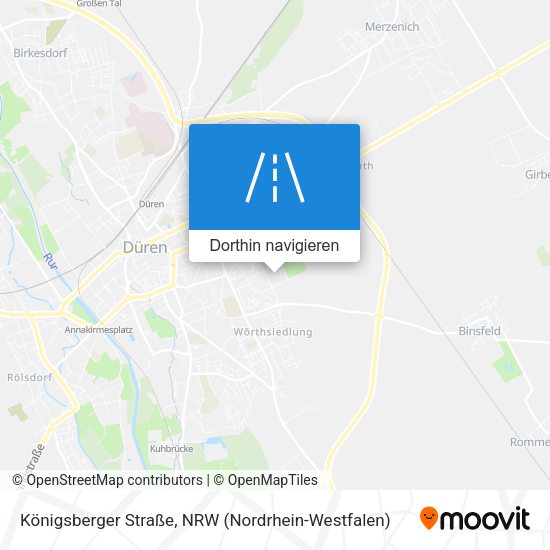 Königsberger Straße Karte