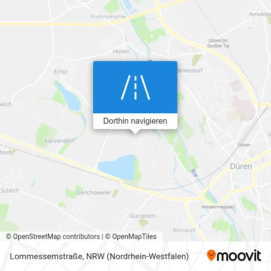 Lommessemstraße Karte