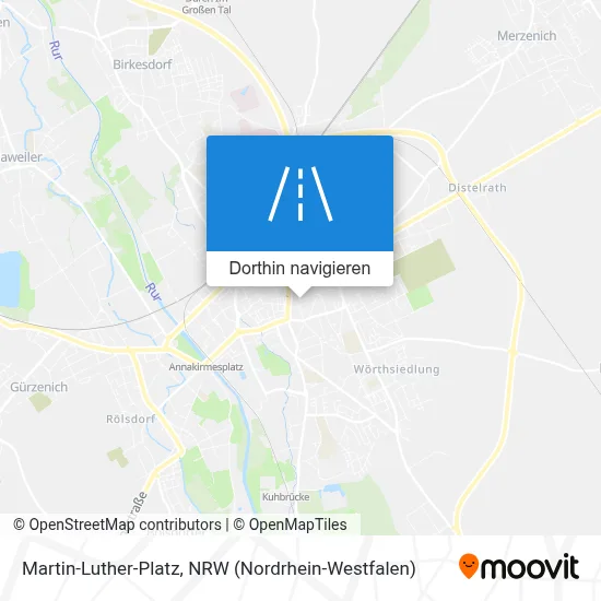 Martin-Luther-Platz Karte