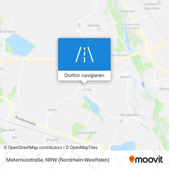 Maternusstraße Karte