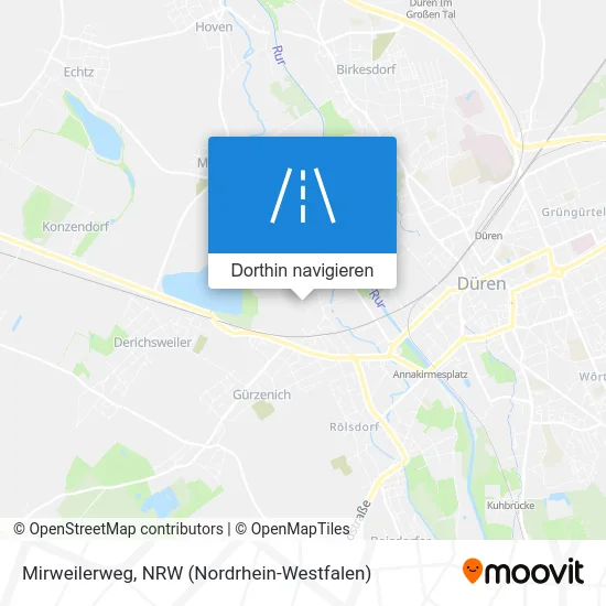 Mirweilerweg Karte