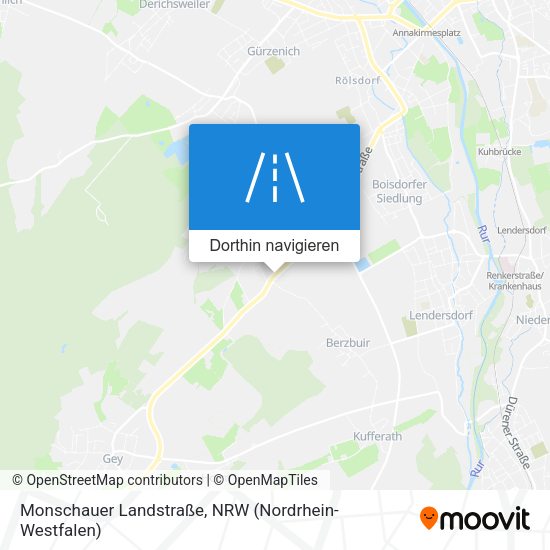 Monschauer Landstraße Karte