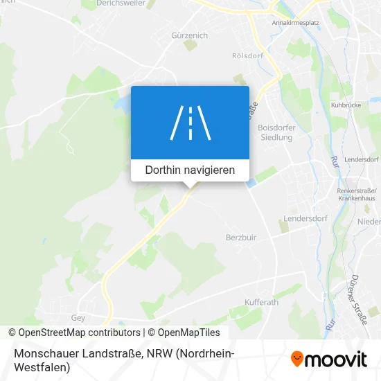 Monschauer Landstraße Karte