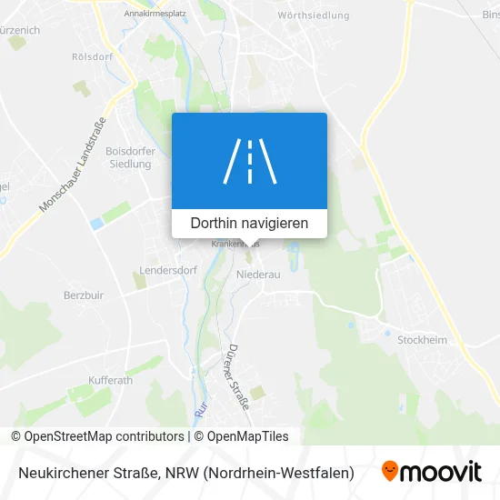 Neukirchener Straße Karte