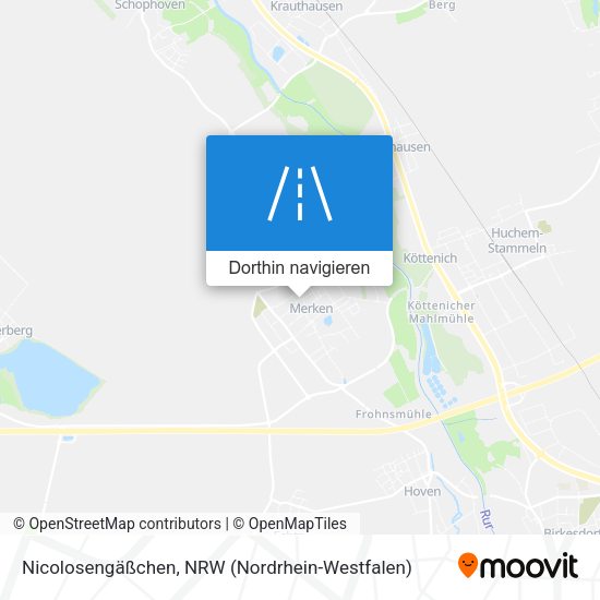 Nicolosengäßchen Karte