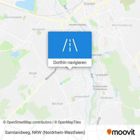 Samlandweg Karte