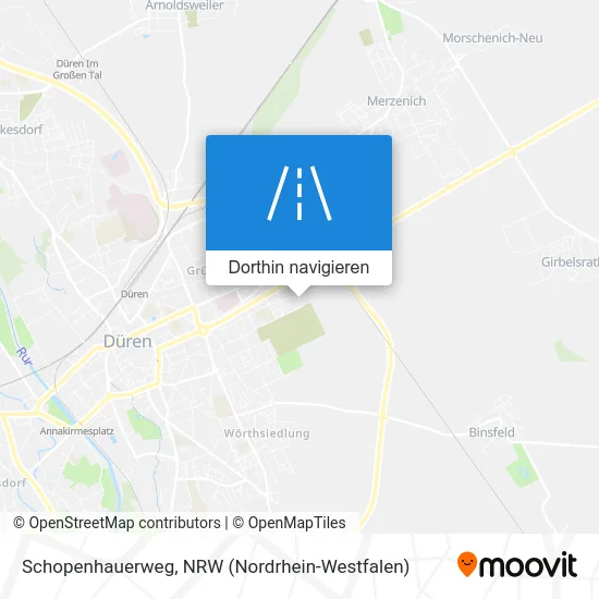 Schopenhauerweg Karte