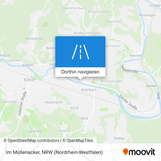 Im Müllenacker Karte