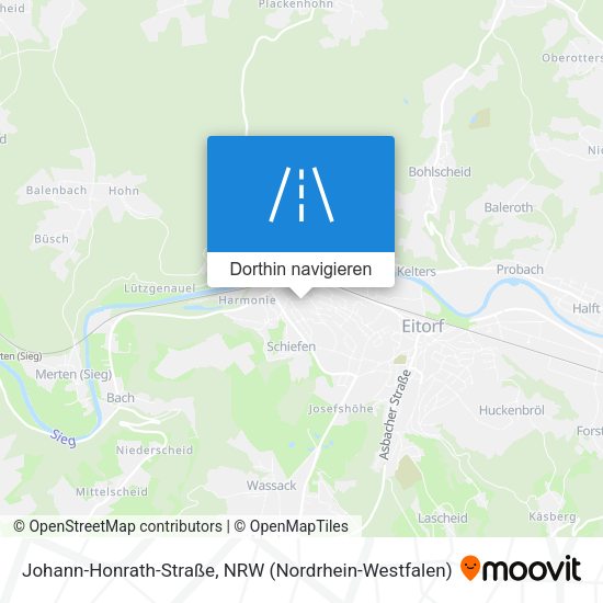 Johann-Honrath-Straße Karte