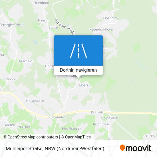 Mühleiper Straße Karte