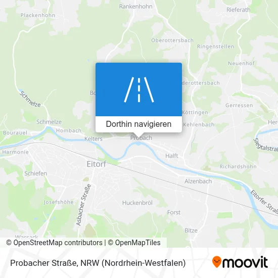 Probacher Straße Karte