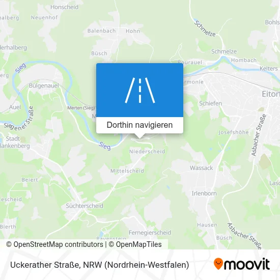 Uckerather Straße Karte