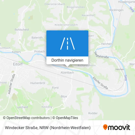 Windecker Straße Karte