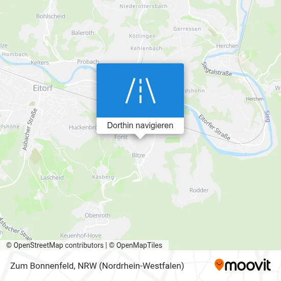 Zum Bonnenfeld Karte