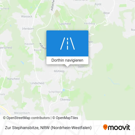 Zur Stephansbitze Karte