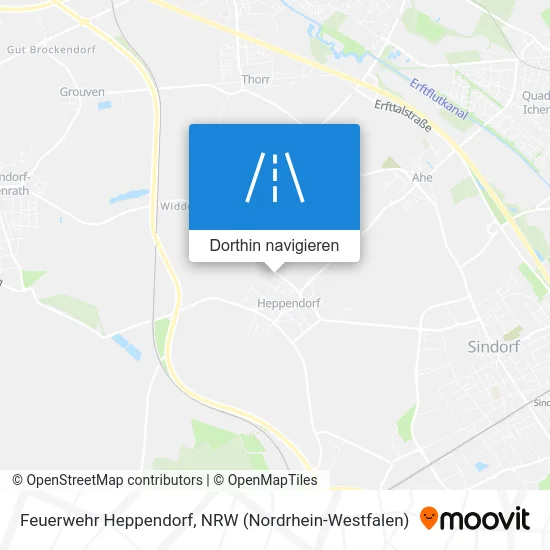 Feuerwehr Heppendorf Karte