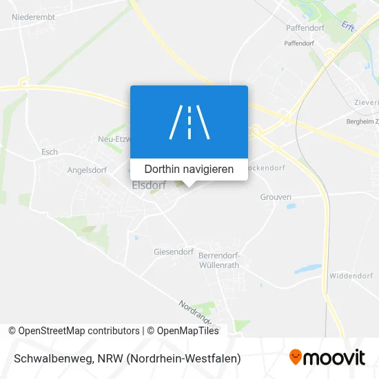 Schwalbenweg Karte