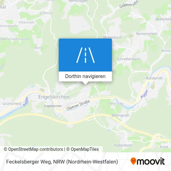 Feckelsberger Weg Karte